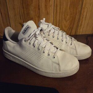 Mens White Leather Adidas Shoes for Sale up to 90% Off: Poshmark
